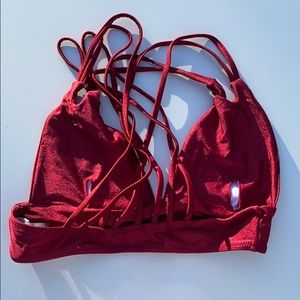 Bikini top- Maroon